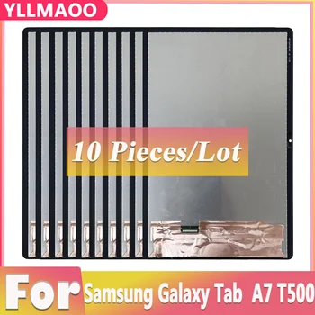 10 Pcs/Lotes Testado Para Samsung Galaxy Tab A7 10.4 (2020) SM-T500 T505 T500 Display LCD Sensor de Toque do Tablet Painel de Substituir