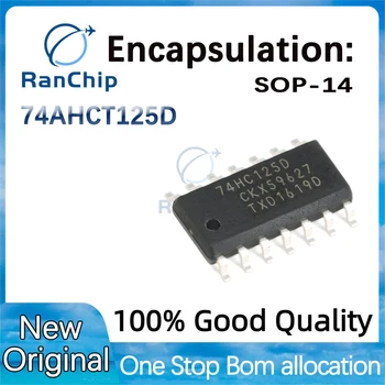 (10pcs) 100% Novo 74AHCT125 74AHCT125D SOP-14 SN74AHCT125DR SOP AHCT125 74AHCT125DR SOIC-14 SMD novo e original IC Chipset