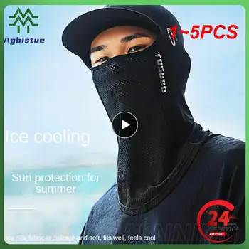 1~5PCS Verão de Gelo Seda Protetor solar Arnês de Capacete, Capuz Forrado de Equipamentos de Bicicleta Cobertura de Cabeça Tático Cap Pesca de Ciclismo