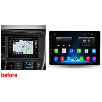 2 Din Android 12 de som do Carro Rádio DVD GPS Multimídia Vídeo Player 5G wi-Fi Câmera DSP Carplay Para Toyota Sienna 3 XL30 2014-