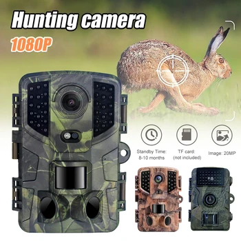 20MP 1080P vida Selvagem, Caça Trilha Câmera Infravermelha Impermeável Visão Noturna ao ar livre Movimento Ativado Câmera de Caça de Monitoramento