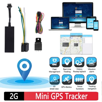2G Carro Moto Localizador GPS Impermeável Elétrico do Carro do Veículo de Dispositivo de Rastreamento Remoto de Óleo de Corte Com Sistema de Monitoramento de APLICATIVO