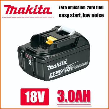 3000mAh100% Original Makita 18V 3.0 Ah Recarregável Ferramentas de Potência da Bateria Com LED de Substituição do Li-íon BL1860B BL1860 BL1850 300mAh