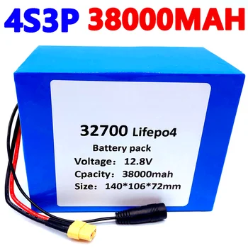 32700 Lifepo4 Batterij 4S3P DE 12,8 V 38Ah 4S 40A 100A Evenwichtige Bms Voor Elektrische de Inicialização do Pt Ononderbroken fonte de Alimentação 12V