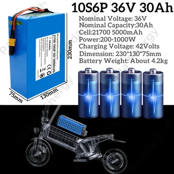 36v 30ah 10 s6p motor elétrico roda de bicicleta triciclo bateria 42v 20a e scooter e bicicletas elétricas da bateria com a bms de proteção