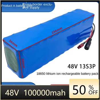 48V 100000mAh 18650 Bateria para Scooters Elétricos/Balanço de Motos de Alta Capacidade