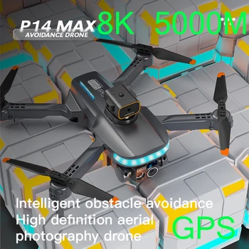 5G de 8K GPS sem Escovas para Evitar Obstáculos Drone Retorno Automático HD Fotografia Aérea Dual Câmera de Controle Remoto de Aeronaves RC 5000M