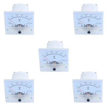 5X Analógico 85L1 AC 250 V Voltímetro Medidor de Painel do Dispositivo de Medição de Instalação de Equipamentos