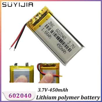 602040 3,7 V 450mAh Bateria de Lítio do Polímero Adequado para Fone de ouvido Bluetooth alto-Falante Escova de dentes Elétrica DIODO emissor de Luz Bateria de Lítio