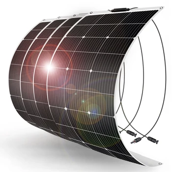 Anaka 400w Flexível Painel Solar Monocristalino Kit Para Casa & RV & Barco Flexível Painel Solar China Drop Shipping