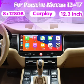 Android 12 de 12,3 Polegadas, Rádio de Carro Para a Porsche Mundo 2013-2017 Bose Sistema de 8G 128GB de Navegação GPS Reprodutor Multimédia da Unidade principal