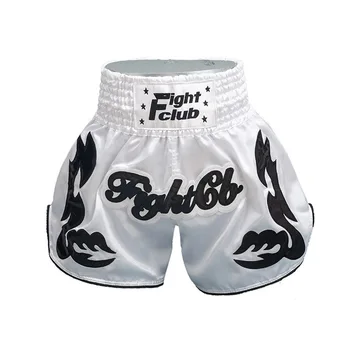 Boxe tailandês Shorts Bordado de Muay Thai Calças das Mulheres Mens Crianças MMA Moda Vestuário de Luta de Kickboxing, Luta Boxer Desgaste