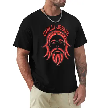 Chilli Jesus T-Shirt de desporto fã de t-shirts bonito tops, t-shirts personalizadas homens de roupa