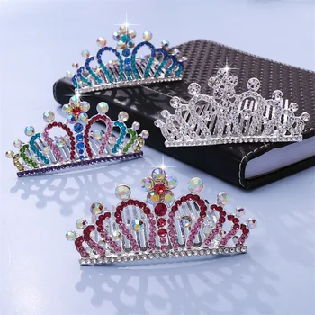 Coroa Headwear Crianças coreano Edição Princesa Menina Executa Presente de Aniversário de Strass Acessórios de Cabelo