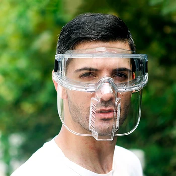 Destacável Máscara Leve Equipamento De Ciclismo Confortável Equipamento De Ciclismo Com Óculos De Proteção Óculos Da Moda De Segurança Do Trabalho