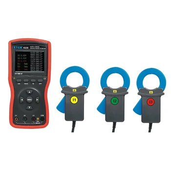 ETCR4320 Digital Instrumento de Medição de Resistência Volt-amperímetro 0Ma - 1800A