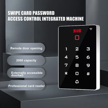 Exterior de Acesso ao Cartão RFID Teclado IDENTIFICAÇÃO do Leitor de Cartão de Controle de Acesso de Segurança de Bloqueio de Entrada de Controlador de Acesso DF