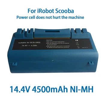 Frete grátis EW Aspirador de Bateria 14,4 V 4500mAh Ni-MH Bateria Recarregável para a iRobot Scooba 340 34001 390 5800 6000 5900