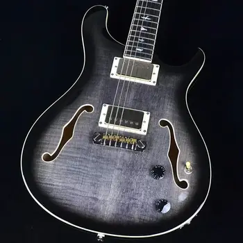 Fábrica Personalizada Cinza Marca Nova De Carbono Explosão Guitarra Elétrica 6 Cordas