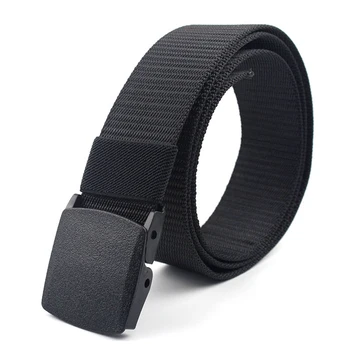 Homens Wearable Nylon Formação Cintura Exército Tático Cinto na Cintura do lado de Fora Com Fivela Plástica Sólido Cummerbunds Cinto de Alta Qualidade