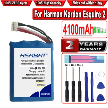 HSABAT 4100mAh GSP805070 Bateria para Harman Kardon Esquire 2 Falante de Substituição do Pacote