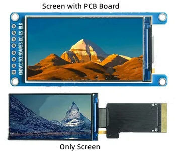 IPS de 1,9 polegadas 8PIN/30PIN HD TFT LCD Display Tela do Módulo de ST7789 Unidade IC SPI/MICROCONTROLADORES de 8 bits de Interface Paralela 170(RGB)*320