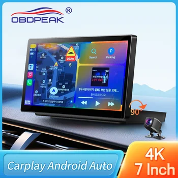 K6 4K Traço Cam Android Auto Carplay 7