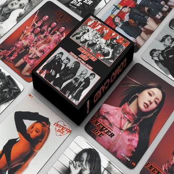 Kpop GIDLE INEVER MORRER Álbum Lomo Cartões (G)I-DLE Meninas eu Queimar a Foto do Cartão de Minnie Postal Fãs Dom 54pcs/set