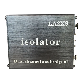 LA2XS de Áudio Isolador Filtro de Redução de Ruído Elimina o Ruído de Corrente Dual-Channel 6.5 XLR Mixer de Áudio Isolador