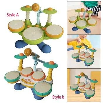 Miúdos Conjunto de percussão para Crianças de 1-3 com o Brinquedo Microfone Início Educamional Brinquedos