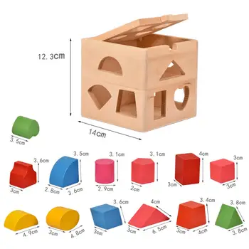 Montessori Forma de Classificação Brinquedos Desenvolver a Habilidade Motora Fina Montessori Brinquedos Forma Geométrica de Brinquedo para Meninas Pré-escolar as Crianças Presentes