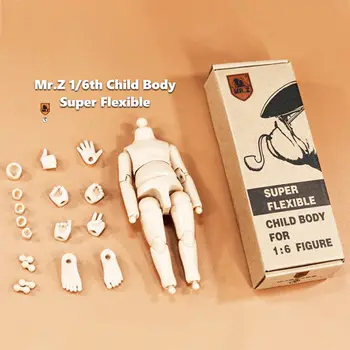 MR. Z 1/6 Escala Flexível Criança Figura de Ação do Corpo 14CM Boneca Encaixam 7