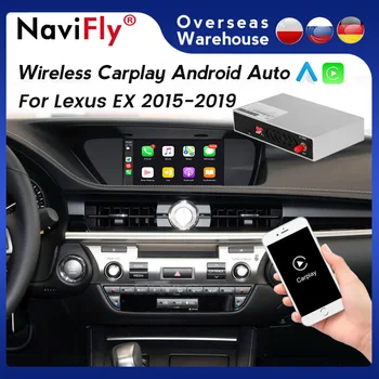 Navify sem Fio Android Auto Apple CarPlay Decodificador de Caixa Para o Lexus ES 2015 2016 2017-2021 carro de Apoio Multimídia wifi Link de Espelho