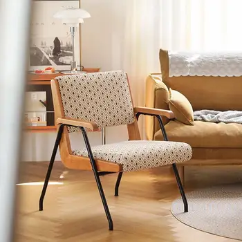 Nordic Sofá Cadeira de Ferro Forjado Tigre Cadeira de Varanda de Lazer Cadeira Homestay Retro Exterior cadeiras para pequenos espaços Para Comedor de Móveis da Casa YH