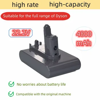 Nova Bateria Recarregável Para Dyson 22.2 V 4800mAh Tipo B do Li-íon do Aspirador de Bateria DC35 DC45 DC31 DC34 DC44