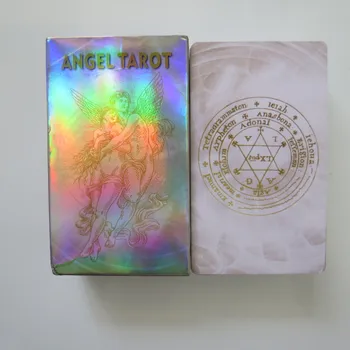 novo baralho de Tarô oráculos cartas misteriosas adivinhação Anjo cartas de tarô para mulheres meninas cartões de jogo de jogo de tabuleiro
