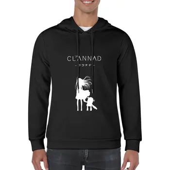 Novo CLANNAD - Girl & Robô (White Edition) Capuz mens roupas de outono novos produtos streetwear homens essentials capuz