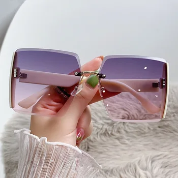 Novo de Luxo de grandes dimensões Óculos de sol de Praia Moda Popular Tons de Alta Qualidade Quente Marca do Designer de Óculos de Sol Óculos para o Feminino Masculino