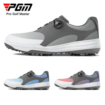 Novo Golf Sapatos masculinos Impermeável Botão Atacador Atividade Grampos de Moda Casual Anti-derrapante de Esportes de Tênis