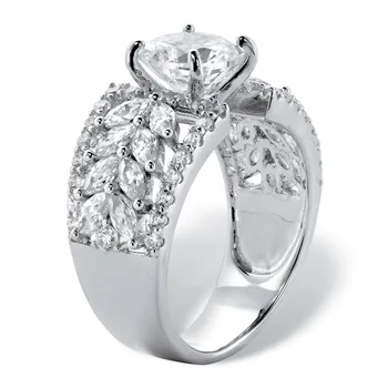 Novo Romance de Casamento do Projeto Bandas de Anéis para as Mulheres Acessórios Estéticos Festa de Noite de Luxo Anéis de Alta Qualidade Jóias na Moda