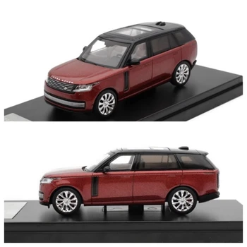 Os modelos LCD 1/64 Rover 2023 Vermelho Fundido SUV CARRO Fundido Modelo de Carro de Coleção de Edição Limitada Hobby Carro de Brinquedo