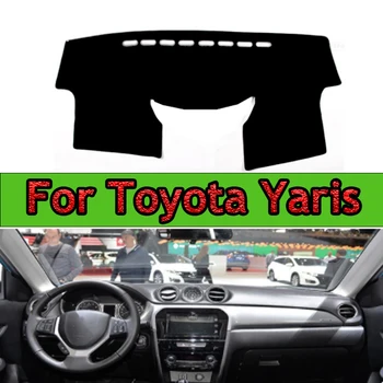 Para Toyota Yaris 2008 2009 2010 2011 Direita e à Esquerda do Painel do Carro Cobre Tapete Sombra Almofada Almofada de Tapetes Acessórios