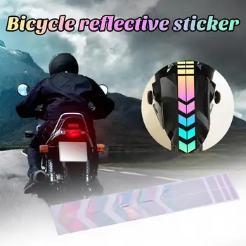 Reflexão forte Quadro de Bicicleta de Adesivo Altamente Reflexiva de Moto Quadro de Adesivos Impermeável Auto-adesivos para Motos