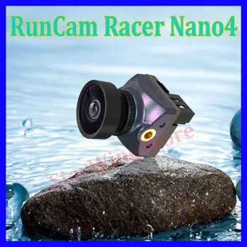 RunCam Racer Nano 4 1200TVL Super WDR CMOS Sensor Impermeável de Iluminação LED Track Modo FPV Câmera NTSC/PAL para RC Racing Drone