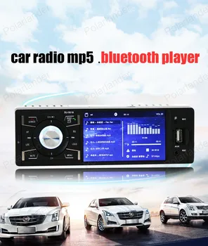 Rádio do carro MP5 Player de Vídeo de 4 Polegadas Chamadas Mãos-livres No Traço de Apoio Bluetooth/FM USB/SD AUX FM Receptor Estéreo com Ecrã HD de 1 Din