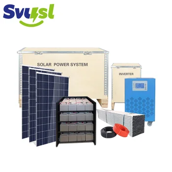 Sistemas de energia Solar Kit Completo 1KW 5KW 20KW 30KW Fora da Grade, Sistemas de energia Solar para Casa, Escritório Dormitório Fazenda