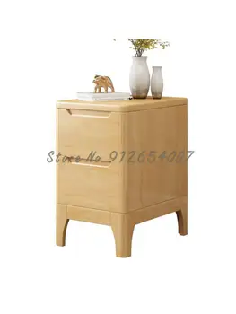 Tudo em madeira maciça ultra-estreito armário de cabeceira mini 20/25/30/35/40cm pequenas e simples quarto criss-cross cabinet