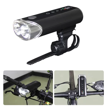 USB Recarregável, Impermeável Frente da Luz Durar Até Às 20H de Bicicletas de Ciclismo Luz Frontal com 2 Modos de Iluminação para a Noite de Equitação