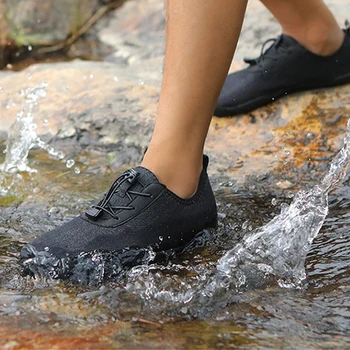 Vadear Sapatilha antiderrapante Trekking Wading Shoes Seca Rápido, Tênis Respirável e resistente ao Desgaste ao ar livre Suprimentos para o Lago de Caminhada