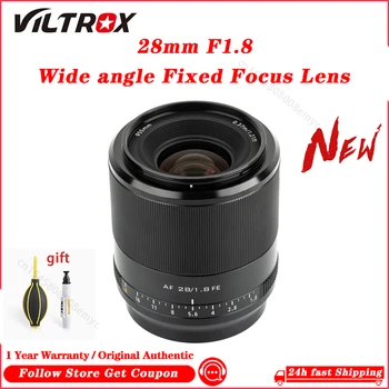 VILTROX 28mm F1.8 ângulo de Largura de Foco Fixo de Lente AF Full Frame Para a Sony E Montagem de Câmera Sony Lente A6000 A6400 Lente da Câmera